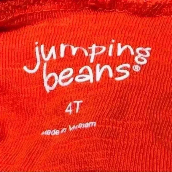 Jumping Beans - Red hoodie w Grey stripes- boys 4T - Picture 4 of 4